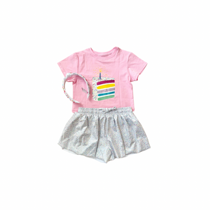 Glitter Birthday Cake Tee