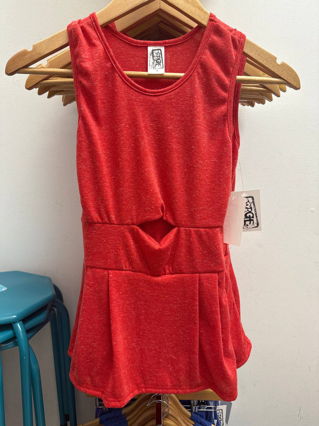 Red Burnout Dress