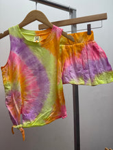 Load image into Gallery viewer, Tie Dyed Pink/Blue Spaceview Tank

