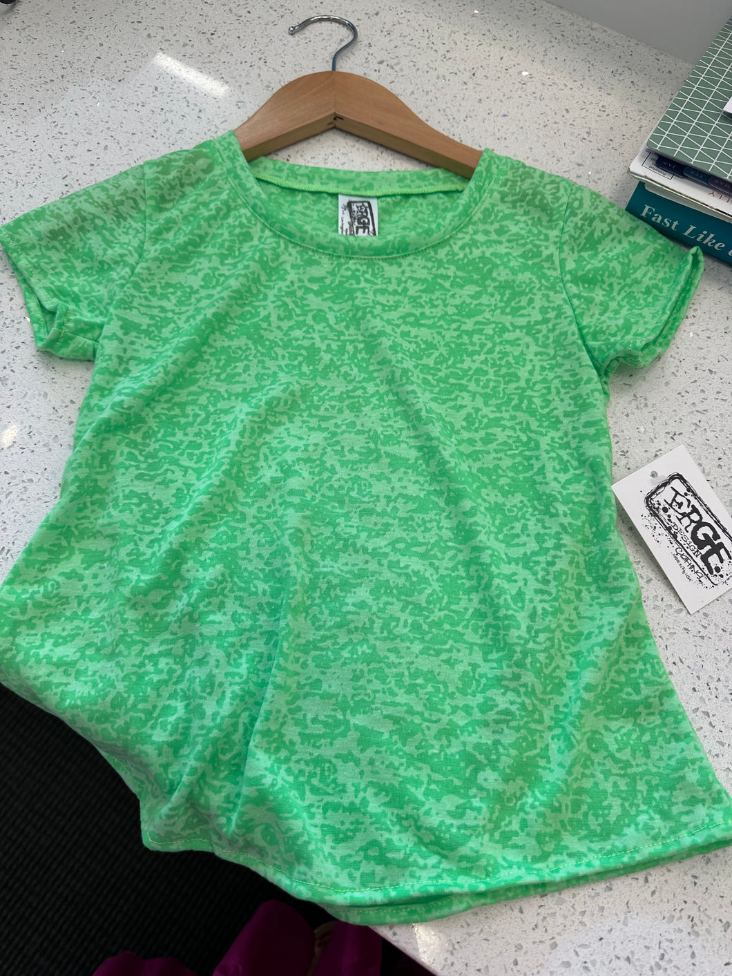 Green Burnout Tee