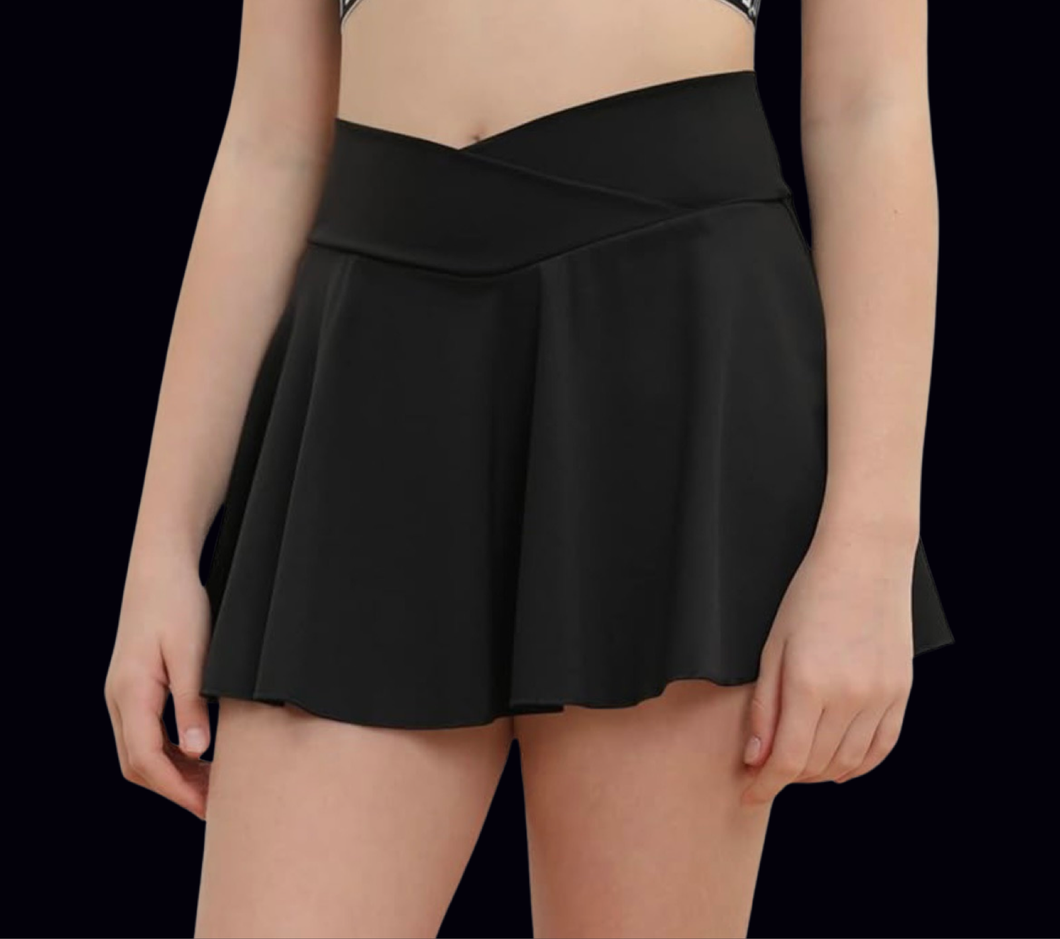 V Tennis skort