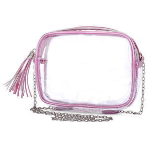 Pink Metallic Crossbody