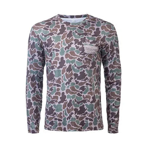 Dry Fit Long Sleeve Camo Tee