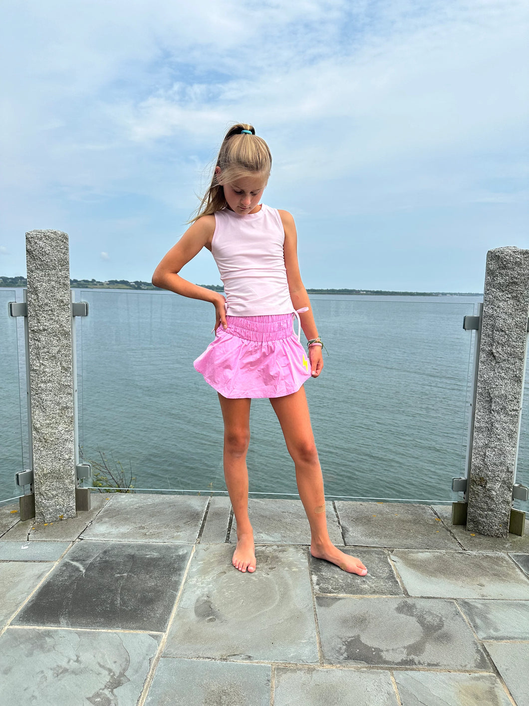 Gathered Jersey Top