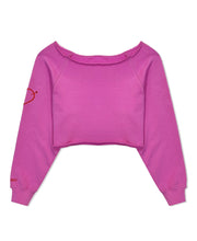 Load image into Gallery viewer, Pink Shane Off Shoulder Sweatshirt JR
