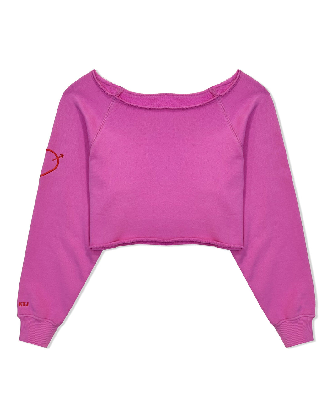 Pink Shane Off Shoulder Sweatshirt JR