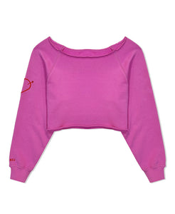 Pink Shane Off the Shoulder Sweatshirt