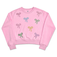 Load image into Gallery viewer, Sparkling Bow Sweat Set
