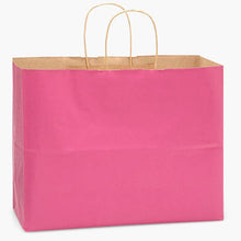 Load image into Gallery viewer, Recycled Kraft Color Paper Retail Shopping Bags
