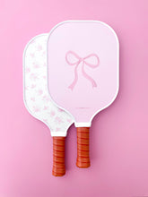 Load image into Gallery viewer, Pink Bow Floral Pickleball Paddle
