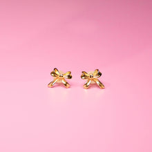 Load image into Gallery viewer, Solid Bow Stud Earring
