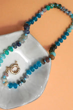 Load image into Gallery viewer, NATURAL STONE CHARM  SPRING CLASP BEADED NECKLACE | 40NK9467
