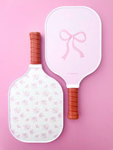 Load image into Gallery viewer, Pink Bow Floral Pickleball Paddle
