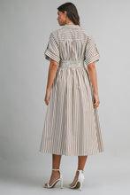 Load image into Gallery viewer, Striped Midi Dress
