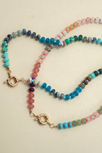 Load image into Gallery viewer, NATURAL STONE CHARM  SPRING CLASP BEADED NECKLACE | 40NK9467
