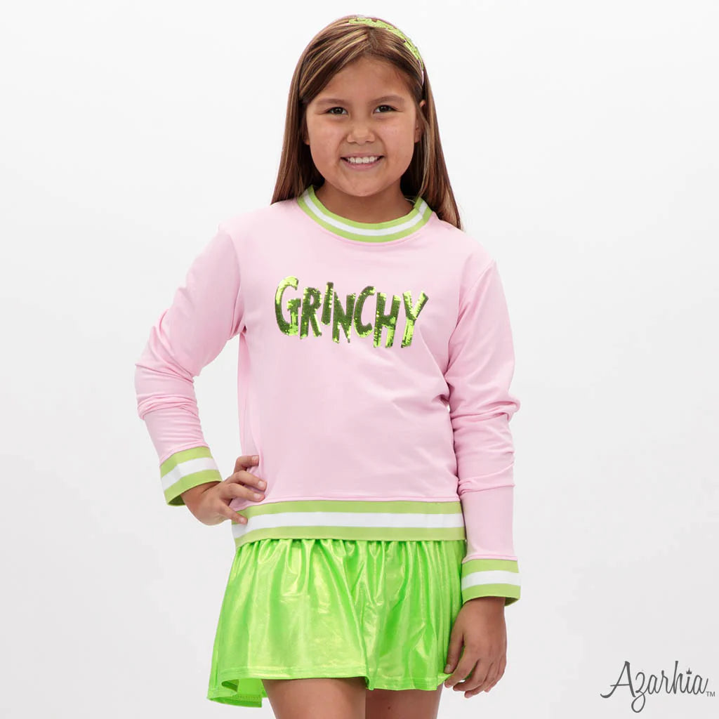 Grinchy Pink Sweatshirt
