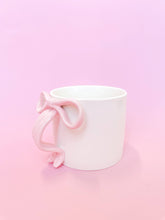 Load image into Gallery viewer, Pink Bow 15oz Ceramic Coffee Mug
