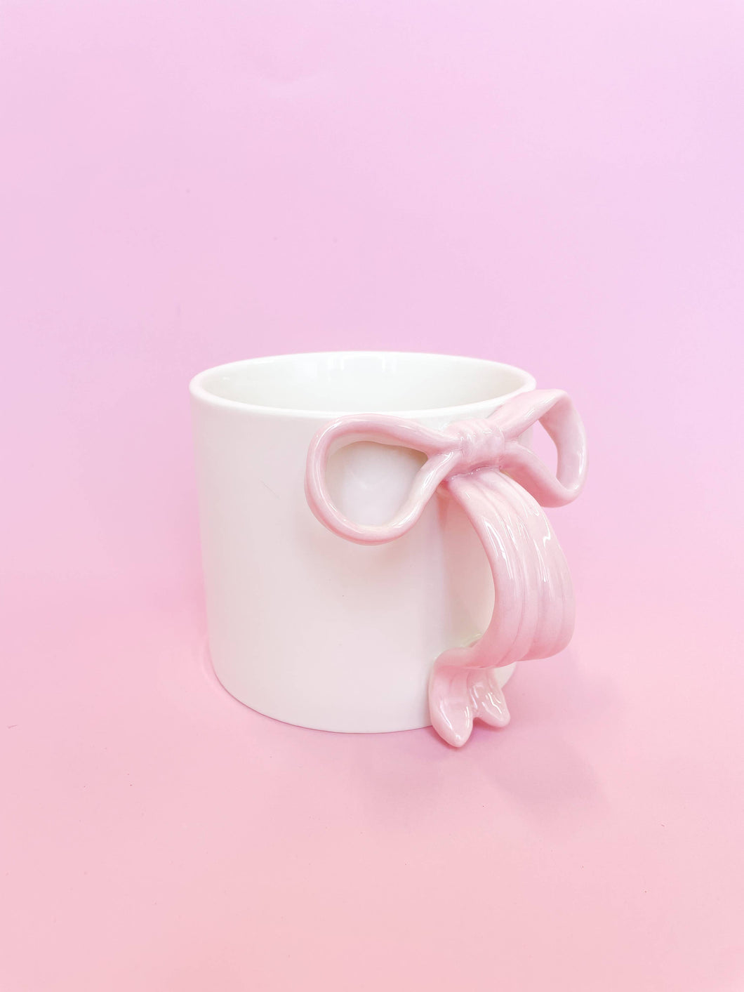 Pink Bow 15oz Ceramic Coffee Mug