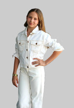 Load image into Gallery viewer, White Denim Jacket
