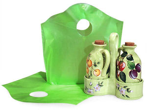 Wave Top Plastic Merchandise Bags