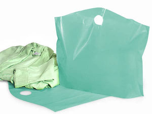 Wave Top Plastic Merchandise Bags