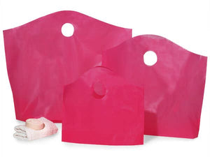 Wave Top Plastic Merchandise Bags