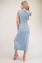 Load image into Gallery viewer, Draped Waist Midi Dress
