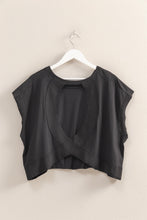 Load image into Gallery viewer, Short Sleeve Open Back Top
