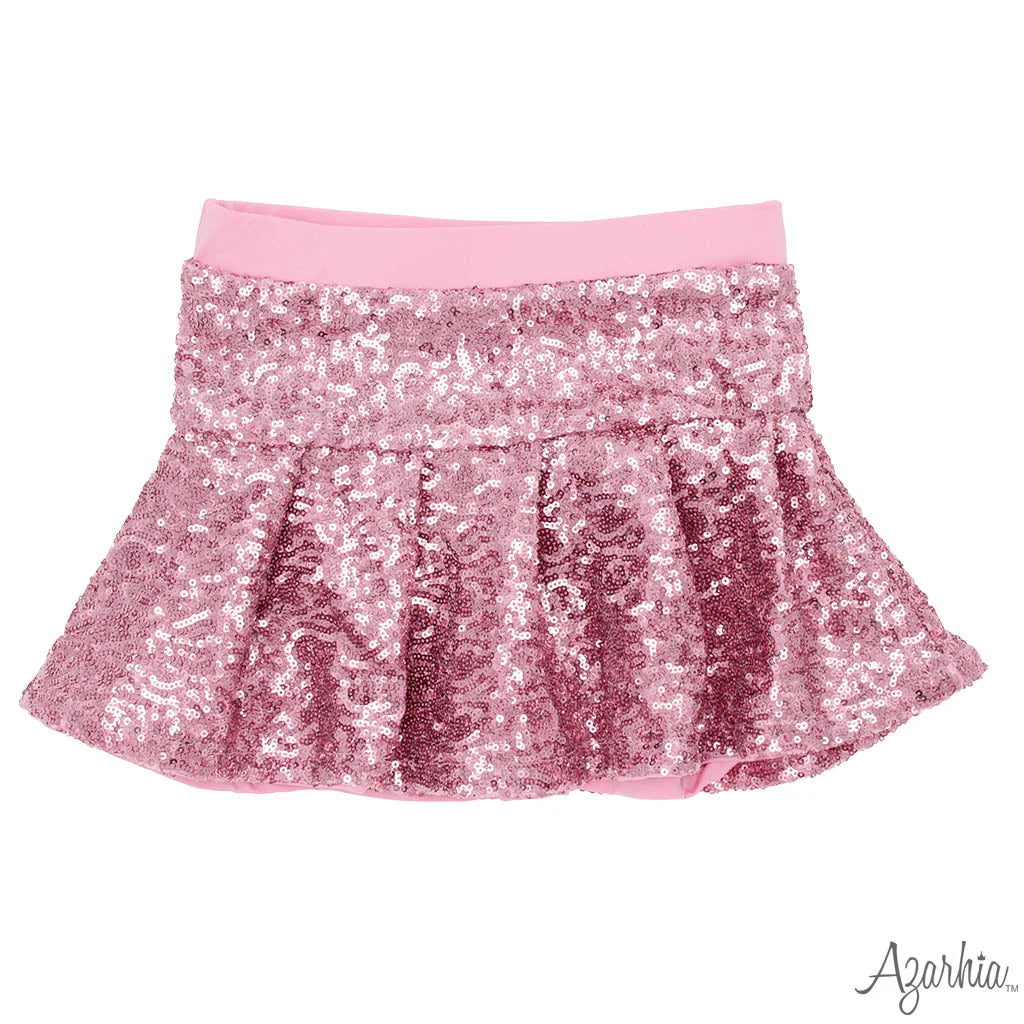 Pink Velvet Skort