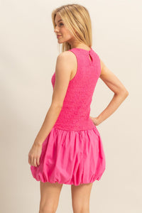 Magenta Bubble Dress