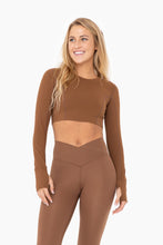 Load image into Gallery viewer, Long Sleeve Tie Back Top
