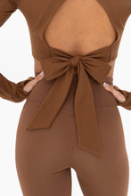 Load image into Gallery viewer, Long Sleeve Tie Back Top
