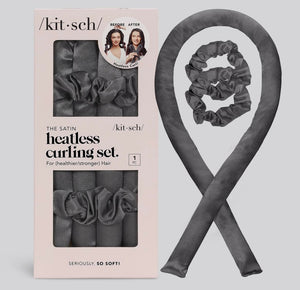 Satin Heatless Curling Set